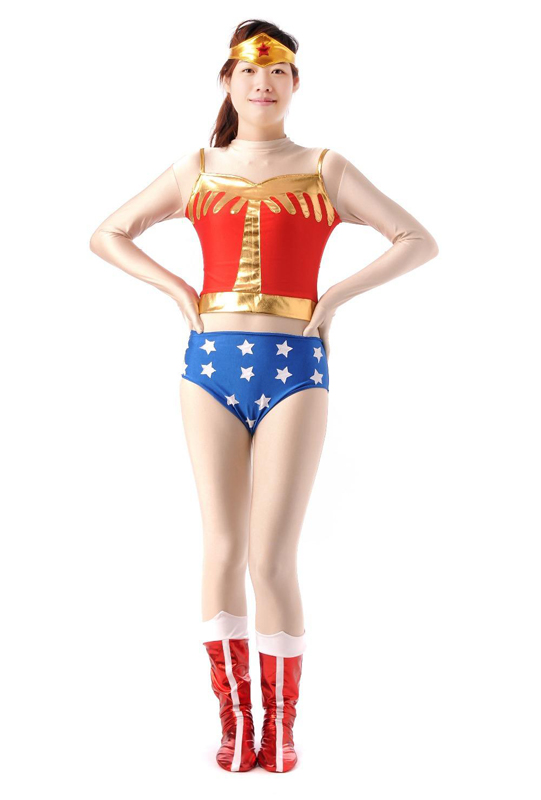 Wonder Woman Cosplay Costume Bodysuit 16091701